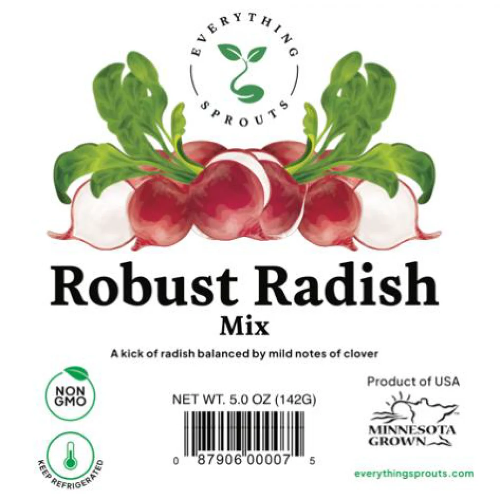 Robust Radish Sprout Mix, 5 oz cup