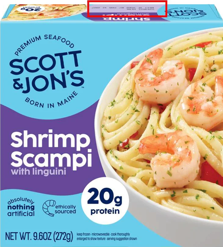 Scott & Jon's Camarones Scampi con Linguini