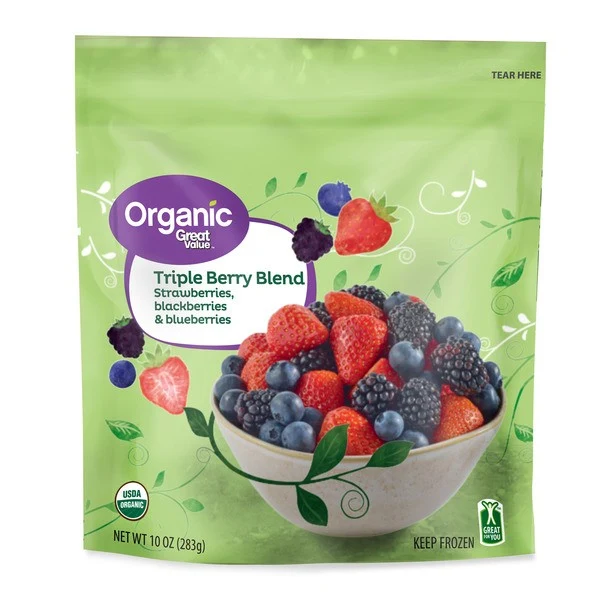 Great Value Organic Triple Berry Blend
