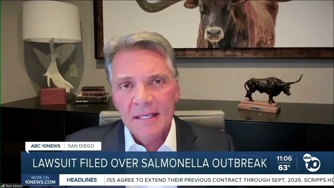 Demanda presentada por brote de salmonella en restaurante de San Diego