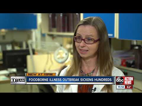 Brote de enfermedades transmitidas por alimentos enferma a docenas en el area de Tampa Bay