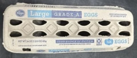 Kroger shell eggs, medium through jumbo, 12, 18, 30 and 60 count