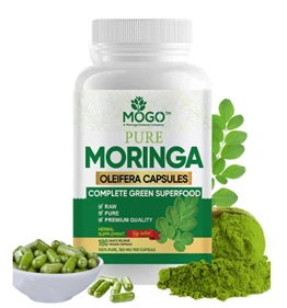 Frasco de Cápsulas MOGO Pure Moringa Oleifera retirado por contaminación con Salmonella
