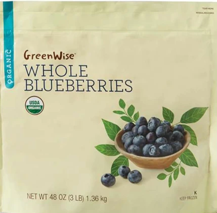 GreenWise Organic Whole Blueberries (all lots)