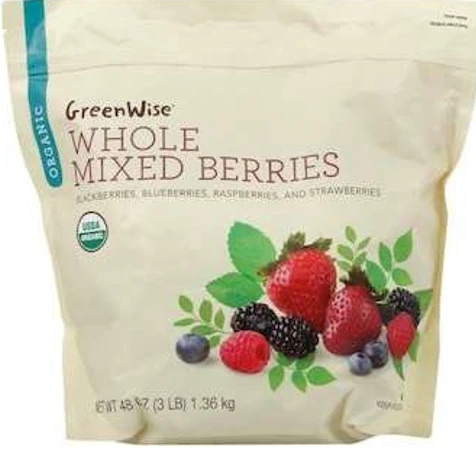 GreenWise Organic Whole Mixed Berries (all lots)