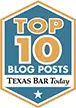 top 10 blog posts Texas bar